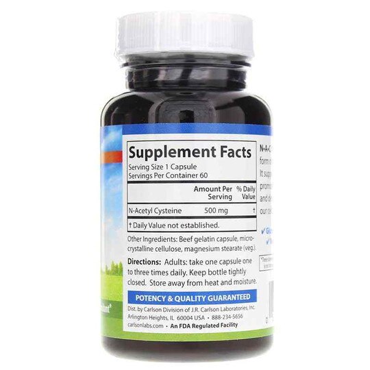 NAC N-Acetyl Cysteine 500 Mg, CL